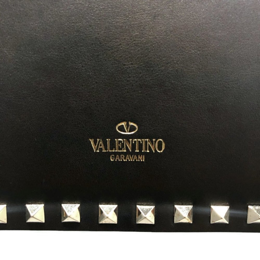 Valentino - Black Rockstud Top Handle Satchel - Picture 5 of 6